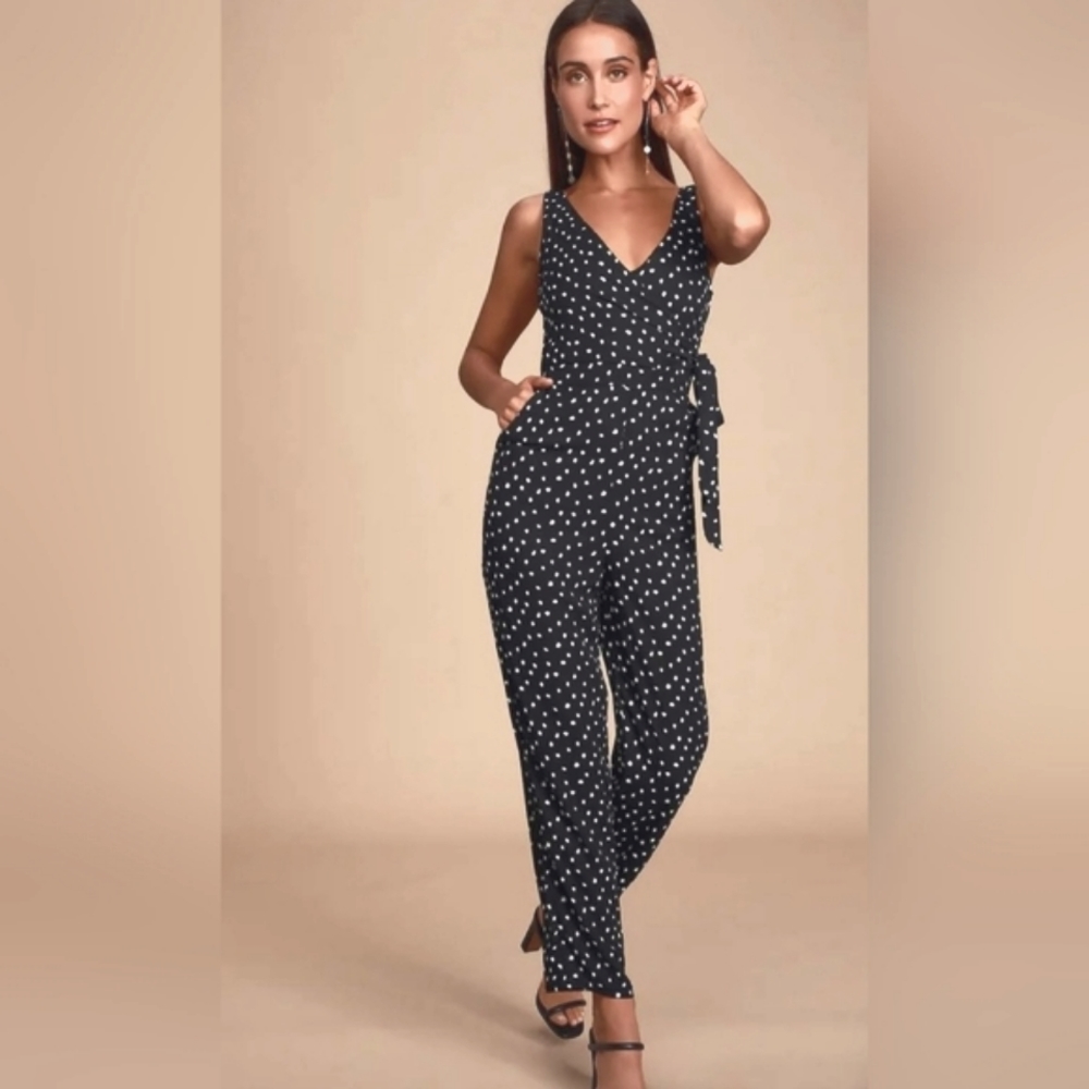 LULUS Polka Dot Jumpsuit